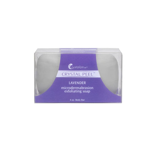 Crystal Peel Microdermabrasion Exfoliating Soap Bar - Lavender 8 oz