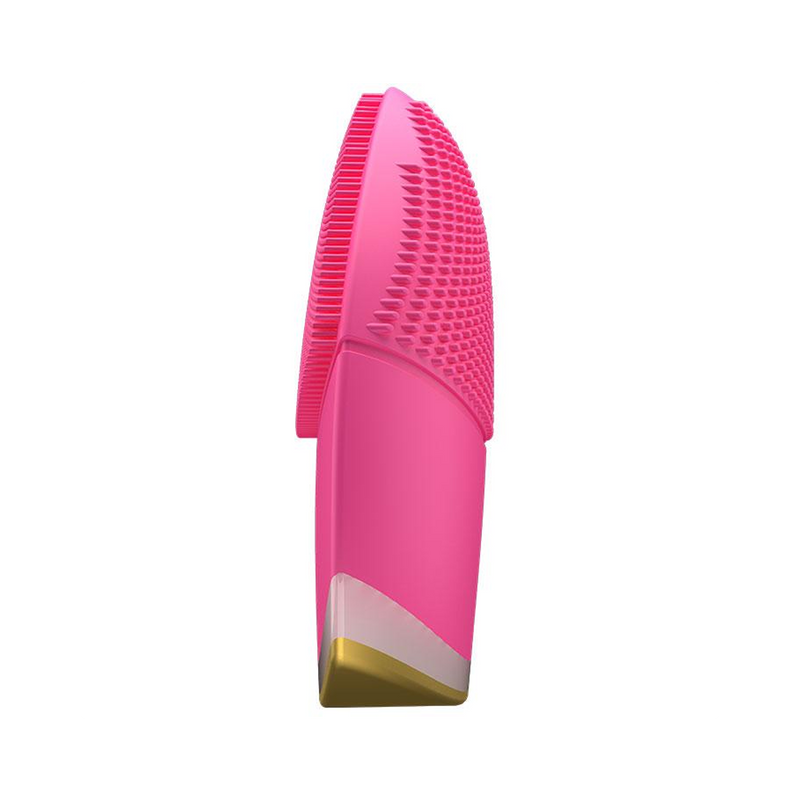 QYK Sonic Zoe Bliss Hand Held Facial Cleanser - Hot Pink