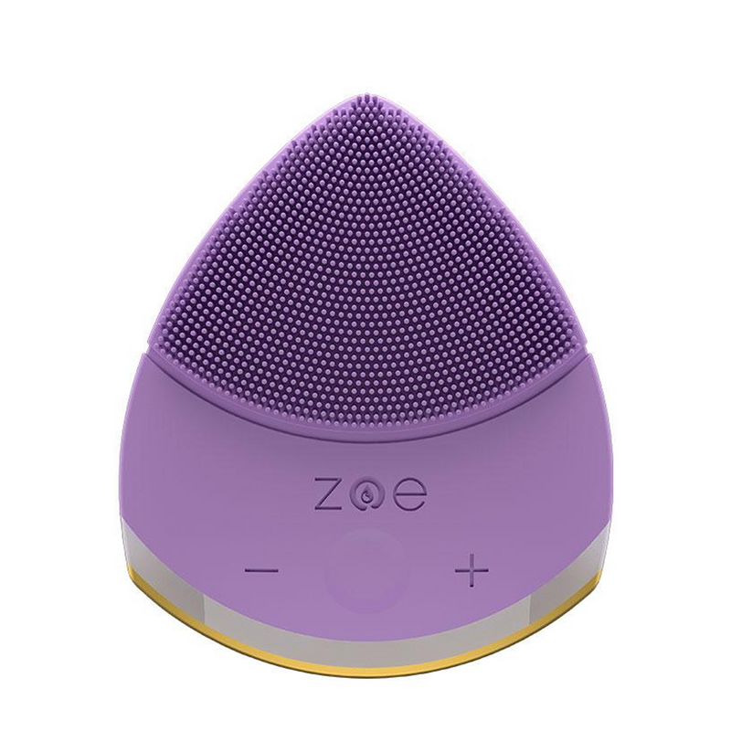QYK Sonic Zoe Bliss Hand Held Facial Cleanser - Purple