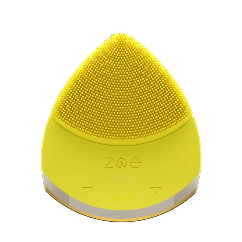 QYK Sonic Zoe Bliss Hand Held Facial Cleanser - Yellow